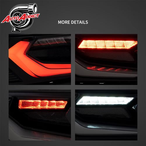 2014-2015 Chevy Camaro Umbra LED Taillights – Gloss Black/Smoke Lens