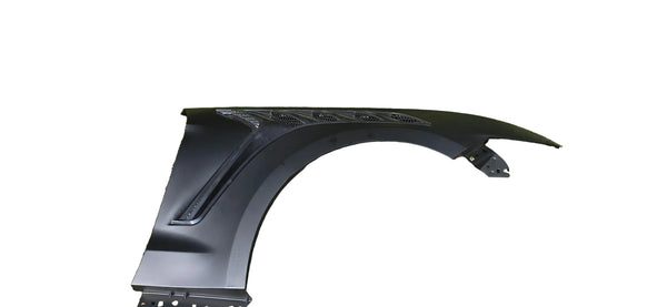 2015-17 Ford Mustang S550 | GTD Style Primed Black Front Side Vented Fenders