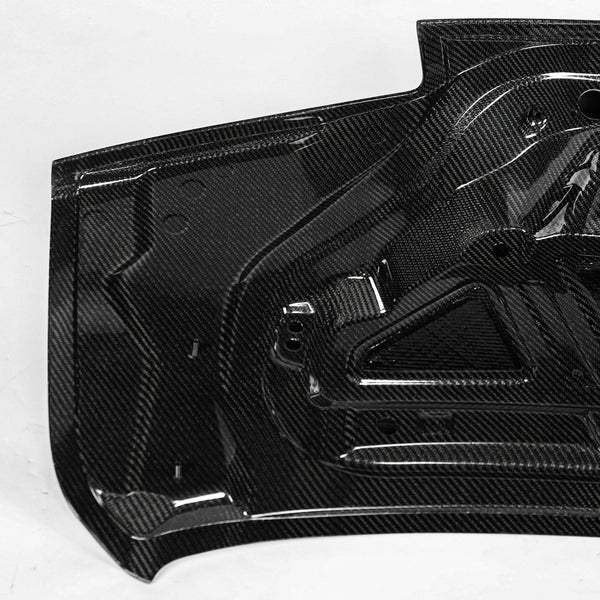 2016-2024 Camaro Type-X Double Sided Gloss Carbon Fiber Trunk W/ Integrated Spoiler