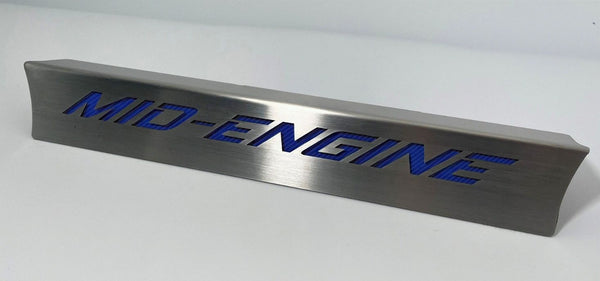 2020+ C8 Coupe Corvette Lower Rear Window Accent Mid-Engine Style Carbon Fiber | Choose Color