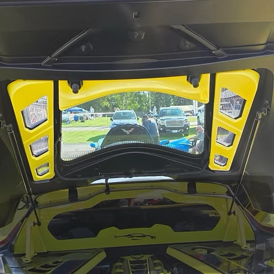 C8, E-Ray, ZR1 and Z06 Corvette Rear Hatch Lid VENT Custom Panels
