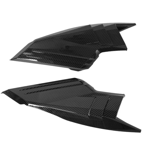 Painted Carbon Fiber Rear Intake Port Trim For Corvette C8 Z51 Z06 E-Ray Coupe 2020-2026