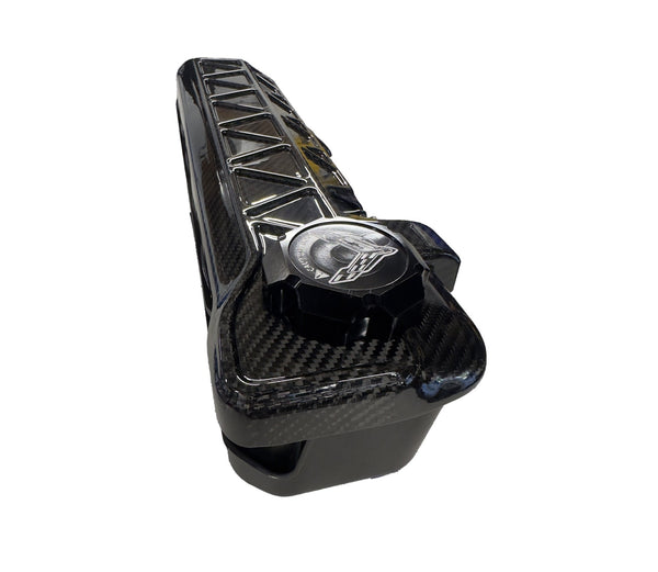C8 Corvette HTC Coolant Tank Cover - Carbon Fiber pre-order September 2026