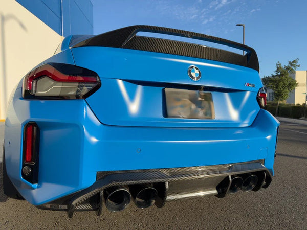 G87 Dry Carbon Fiber AD Style High Kick Trunk Spoiler