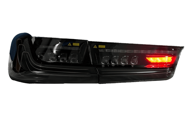 BMW 3 Series G20 G28 Red and Smoked CSL Style Laser Tail Lights (2019-2024)