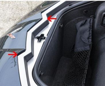 2020+ C8 Corvette Coupe - Front/Frunk Nose Cap 4Pc | Polished