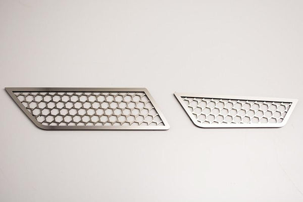 2014-2019 C7/Z06/Grand Sport Corvette - Matrix Series Back-Up Light Grilles 4Pc | Aluminum/Stainless
