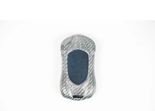 C8 Corvette Carbon Fiber Key Cover Car Shape