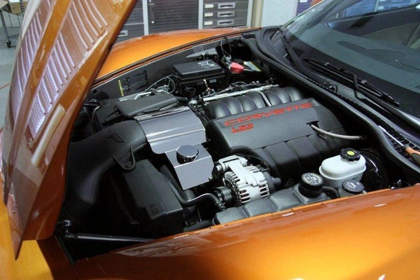 2008-2013 C6/GS Corvette - Throttle Body Cover | Polished Stainless Steel