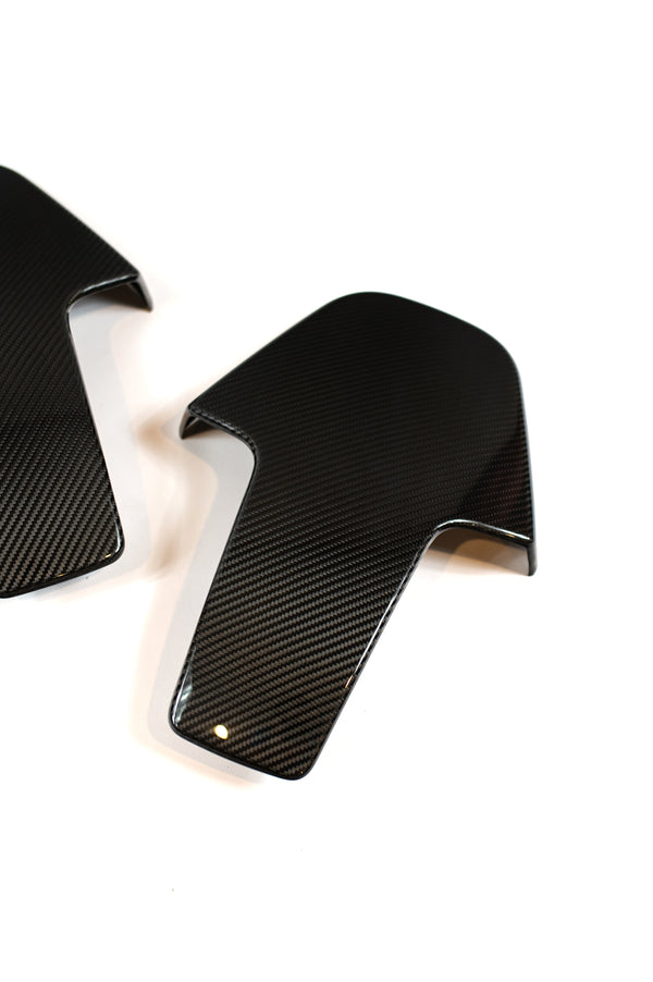 G8X Dry Carbon Fiber Head Rest Covers