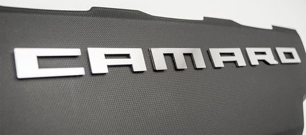 2016-2020 Camaro SS - CAMARO Fuel Rail Letters | Stainless Steel, Choose Finish