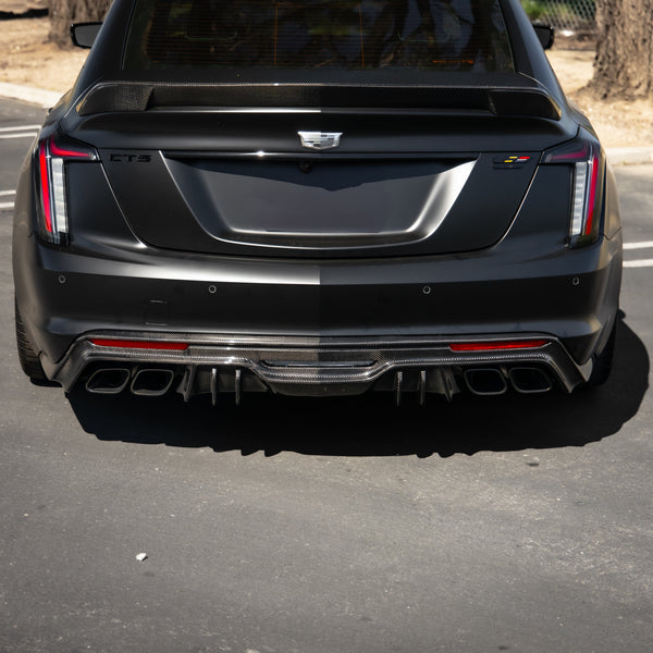 2022-2026 Cadillac CT5-V Blackwing Type-ST Carbon Fiber Rear Diffuser