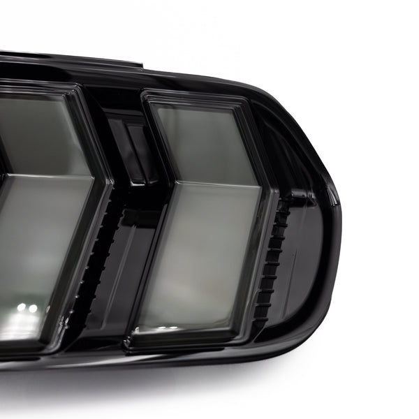 2015-2023 Mustang S550 Euro Taillights S650 Style RGB (Clear/Smoked)