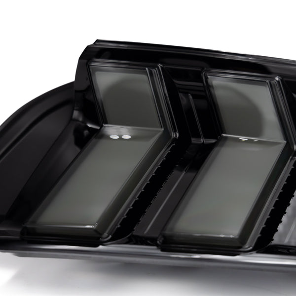 2015-2023 Mustang S550 Euro Taillights S650 Style RGB (Clear/Smoked)