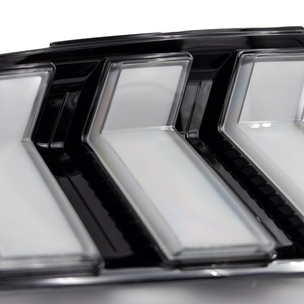 2015-2023 Mustang S550 Euro Taillights S650 Style RGB (Clear/Smoked)