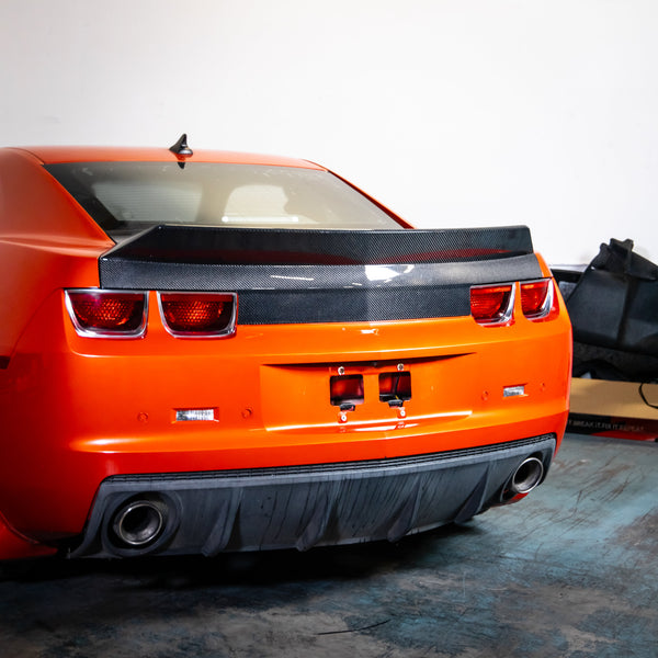 2010-2013 Camaro Carbon Fiber Trunk W/ High Integrated Spoiler