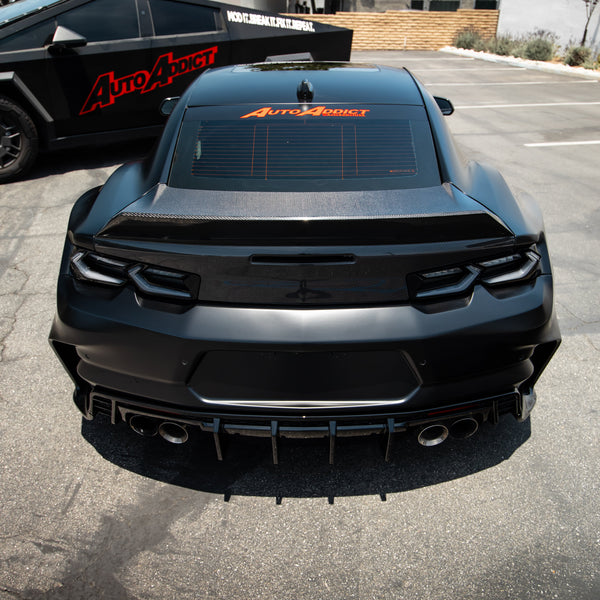2016-2024 Camaro Type-X Double Sided Carbon Fiber Trunk