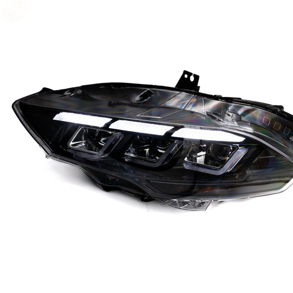 2018-2023 Ford Mustang Projector Headlights S650 Style LED Amber Sequential Turn Signals