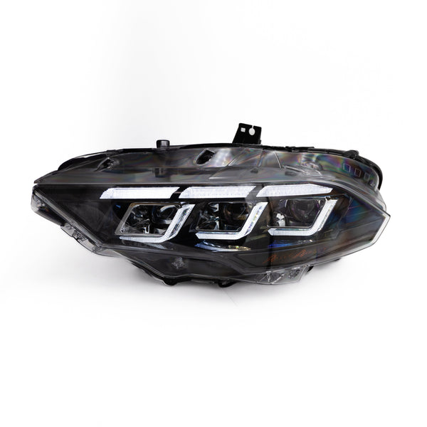2018-2023 Ford Mustang Projector Headlights S650 Style LED Amber Sequential Turn Signals