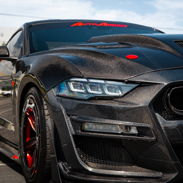 2018-2023 Mustang S550 GT/EcoBoost Track Package Carbon Fiber 13pcs Kit Combo