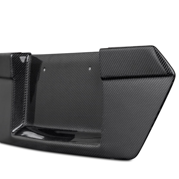 2020-2026 Corvette C8 Carbon Fiber License Plate Backing for Stingray Rear Bumper