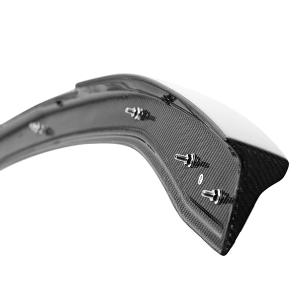 2016-2025 Chevy Camaro Type-SS 1LE Gloss Carbon Fiber 3pc Rear Spoiler