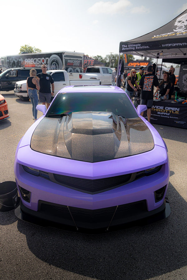 2010-2015 Chevy Camaro Type-ZR Carbon Fiber Double Sided Hood