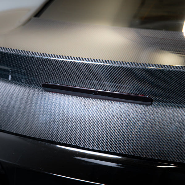 2014-2015 Camaro Type-X Double Sided Gloss Carbon Fiber Trunk W/ Integrated Spoiler
