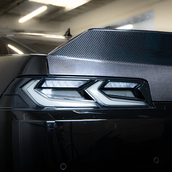 2014-2015 Camaro Type-X Double Sided Gloss Carbon Fiber Trunk W/ Integrated Spoiler