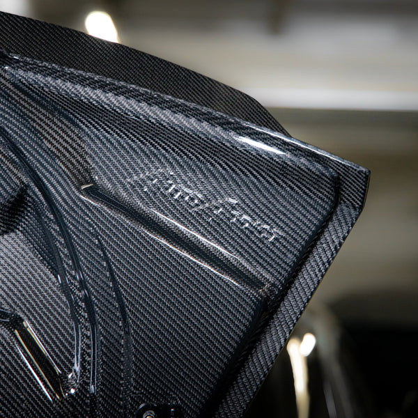 2014-2015 Camaro Type-X Double Sided Gloss Carbon Fiber Trunk W/ Integrated Spoiler