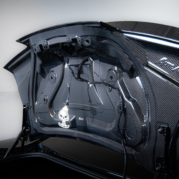 2014-2015 Camaro Type-X Double Sided Gloss Carbon Fiber Trunk W/ Integrated Spoiler