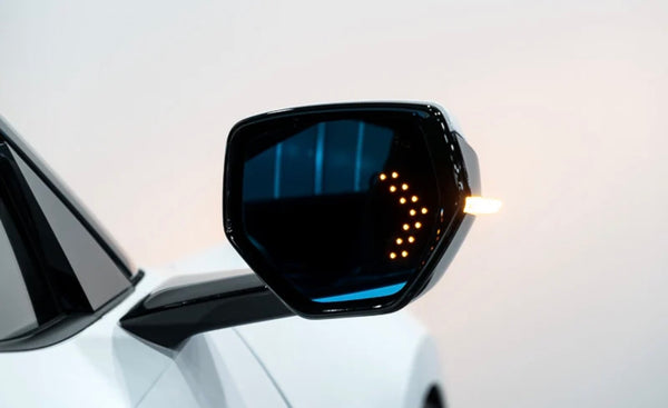 C8 Corvette Wide Angle Convex Mirrors With Turn Signals, Defrosters and Blind Spot