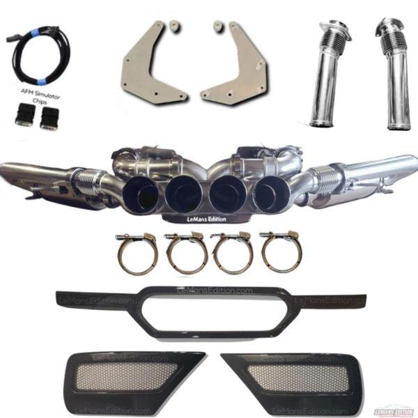 2020-2026 LeMans Edition C8 Corvette Stingray, E-Ray or Z06 Valve or NON-Valve Catback Center Exhaust