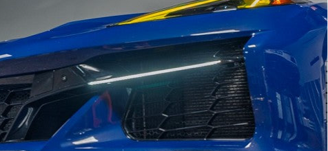 Corvette C8 Z06 Models | Carbon Fiber Sequential LED DRL Light Bar Bezel Insert