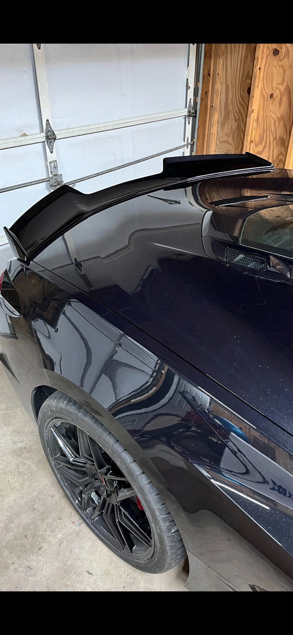 C8 Corvette Stingray Z06 Style Rear Ducktail Spoiler Carbon Flash or Carbon Fiber