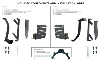 Scrape Armor Side Radiator Guards - Corvette C8 Z06 / E-Ray