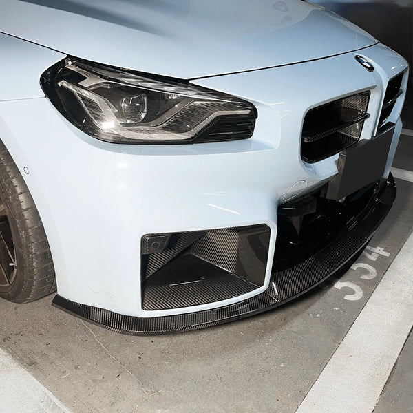 G87 M2 V2 Style Dry Carbon Fiber Front Lip