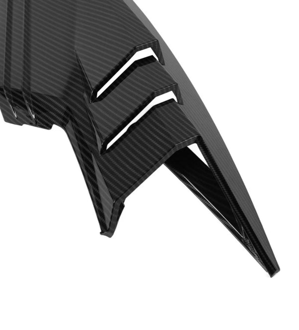 PC Plastic Painted Carbon Fiber Rear Intake Port Trim For Corvette C8 Z51 Z06 E-Ray GS Coupe Only 2020-2027