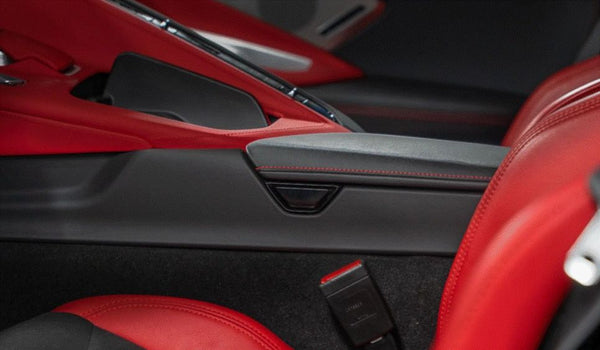 C8 Corvette Carbon Fiber Arm Rest Button