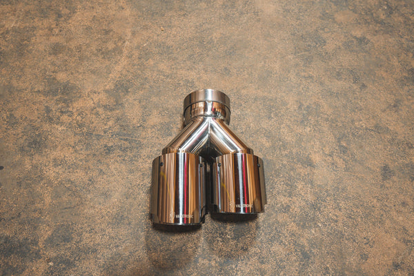 Valvetronic Designs Single to Dual Outlet Staggered Tips