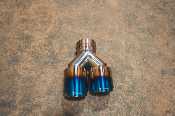 Valvetronic Designs Single to Dual Outlet Staggered Tips