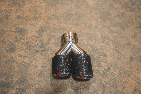 Valvetronic Designs Single to Dual Outlet Staggered Tips