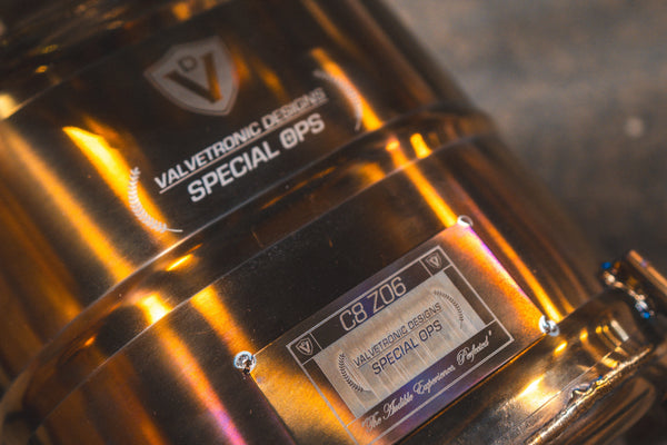 Valvetronics Chevrolet Corvette C8 Z06 Valved Sport Exhaust System