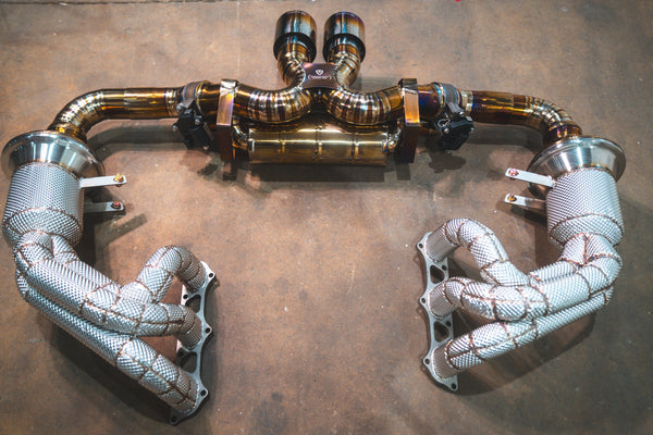 Valvetronic Valved Sport Exhaust System for Porsche 992 GT3/RS