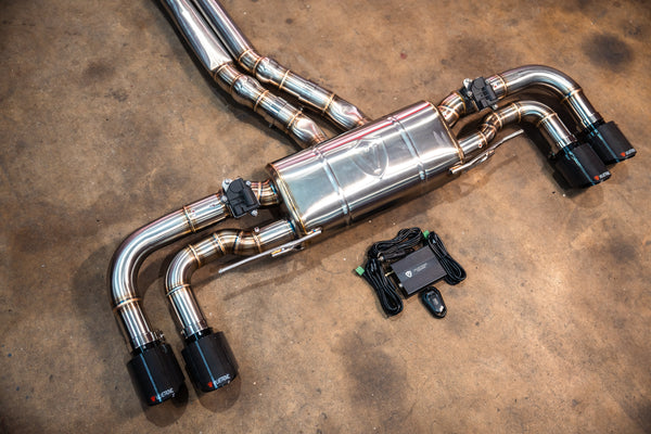 Valved Sport Exhaust System for Porsche 9Y0 Cayenne