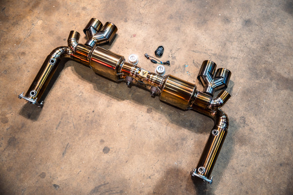 Valved Sport Exhaust System for Porsche 997 Turbo