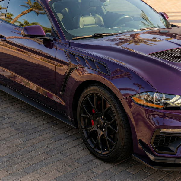 2018-2023 Mustang S550 EcoBoost/GT Type-GTD Aluminum Fenders w/ Functional Vent (Pair)