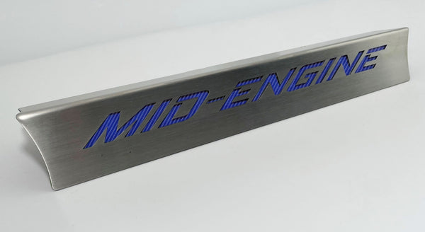 2020+ C8 Coupe Corvette Lower Rear Window Accent Mid-Engine Style Carbon Fiber | Choose Color