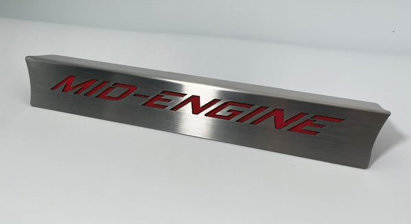 2020+ C8 Coupe Corvette Lower Rear Window Accent Mid-Engine Style Carbon Fiber | Choose Color