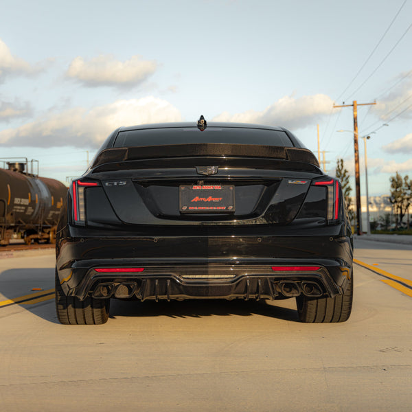 2022-2025 Cadillac CT5-V Blackwing Type-ST Carbon Fiber Rear Diffuser